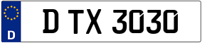 Truck License Plate